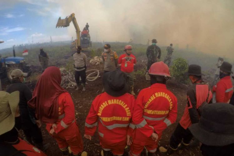Sedikitnya 10 hektare lahan di Kecamatan Matan Hilir Selatan, Kabupaten Ketapang, Kalimantan Barat (Kalbar) terbakar sejak beberapa hari terakhir. 