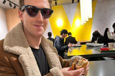 Viral Foto Mark Zuckerberg Makan di McDonald's Jepang