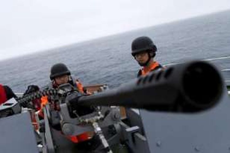 Militer China menggelar latihan skala besar di pantai tenggara negaranya menjelang pelantikan pemimpin Taiwan.