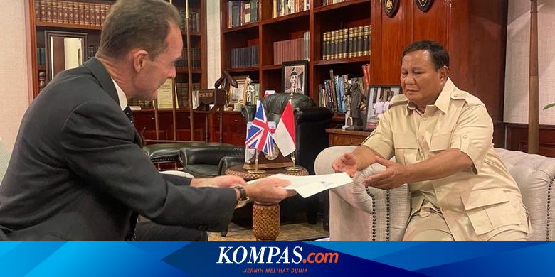 Lewat Dubesnya, Perdana Menteri Inggris Ucapkan Selamat ke Prabowo
