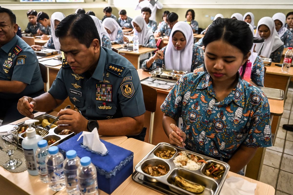 Respons KSAL soal Tak Ada Susu pada MBG di SMA Hang Tuah I