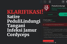 INFOGRAFIK: Konten Satire, PeduliLindungi Tangani Infeksi Jamur Cordyceps