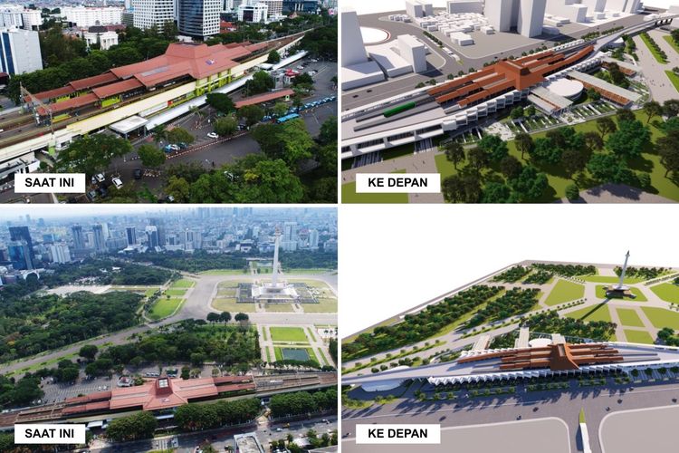 KAI menyiapkan pengembangan Stasiun Gambir secara bertahap sebagai kawasan Transit Oriented Development (TOD) dan simpul intermoda utama di pusat Jakarta.
