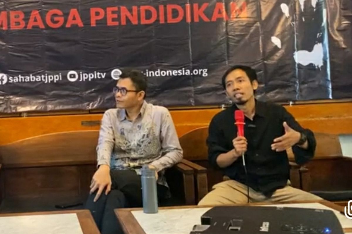 Koordinator Nasional (Kornas) JPPI Ubaid Matraji di Jakarta Pusat, Jumat (27/12/2024)