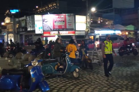 Acara Indonesian Scooter Festival Dihentikan Paksa, Berkerumun Tanpa Masker, Dibubarkan dengan Pengeras Suara