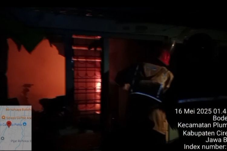 Kebakaran Rumah di Cirebon, Nenek Seorang Diri Ditemukan Tewas