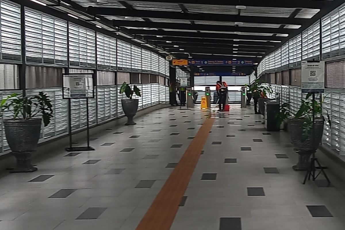 Penampakan Stasiun Pondok Ranji Akses Baru, Jumat (17/6/2022)