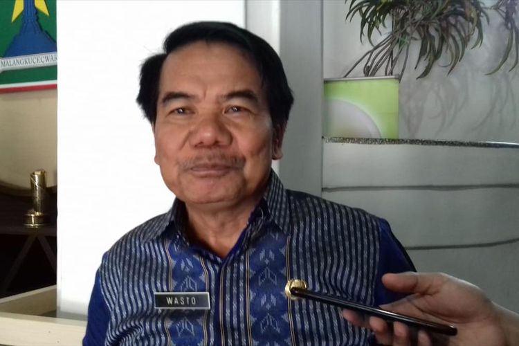 Sekretaris Daerah Kota Malang, Wasto saat ditemui di Balai Kota Malang, Jumat (12/7/2019)