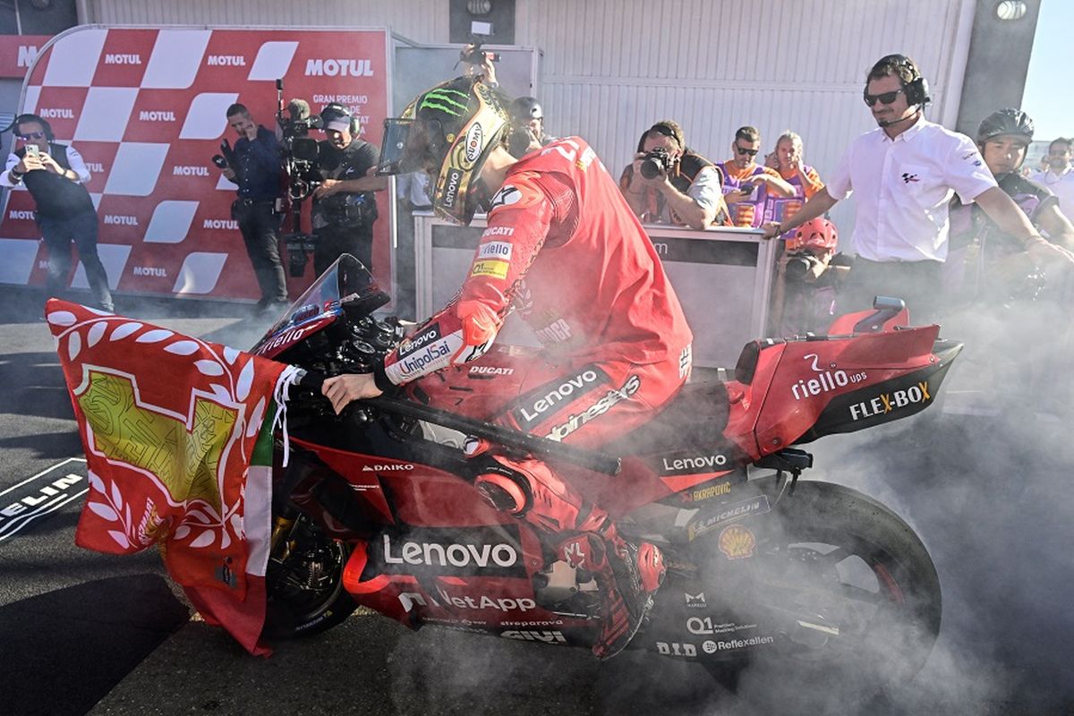 Kata-kata Pertama Francesco Bagnaia Usai Juara Dunia MotoGP 2022
