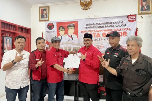 Staf Khusus Bupati Kediri Ikut Daftar Bakal Calon Wali Kota Bogor Lewat PDI-P