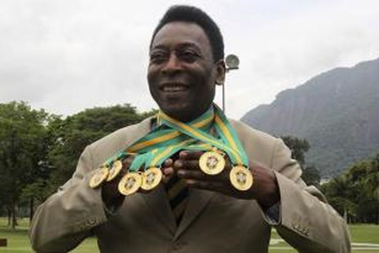 Legenda sepak bola Brasil, Pele.