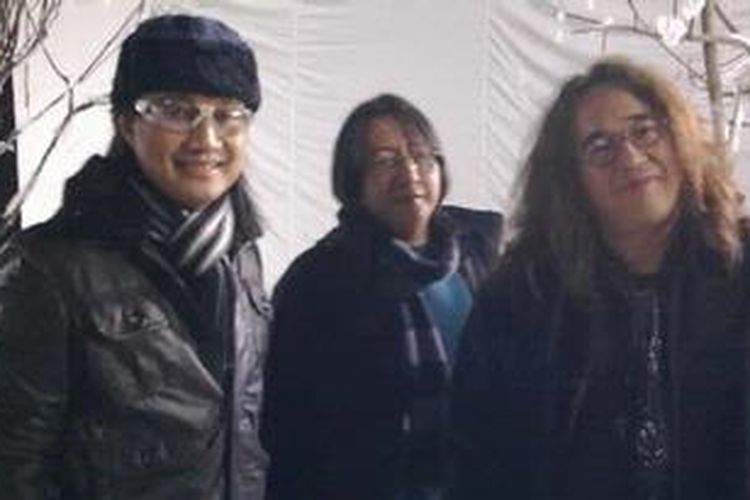 KLa Project (dari kiri ke kanan): Katon Bagaskara, Adi Adrian, dan Romulo Radjadin atau Lilo