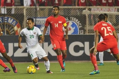 Catatan Pertemuan Indonesia Vs Singapura Selama Piala AFF