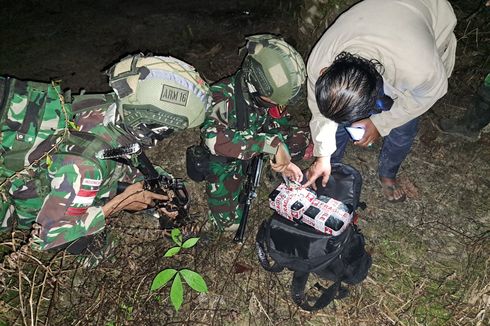 Prajurit Perbatasan Kalimantan Barat Gagalkan Penyelundupan 10 Kg Sabu, Pelaku Kabur ke Malaysia