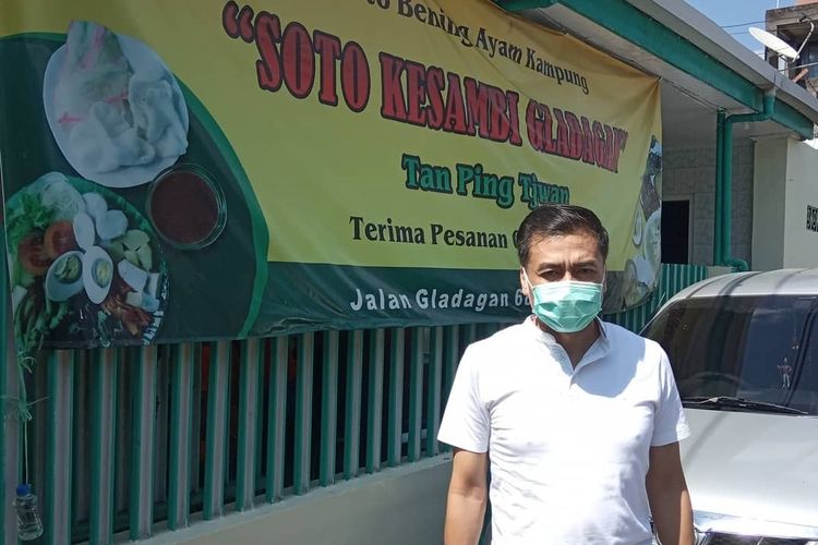 Wali Kota Salatiga Yuliyanto menjadi salah satu pelanggan Soto Kesambi Gladagan