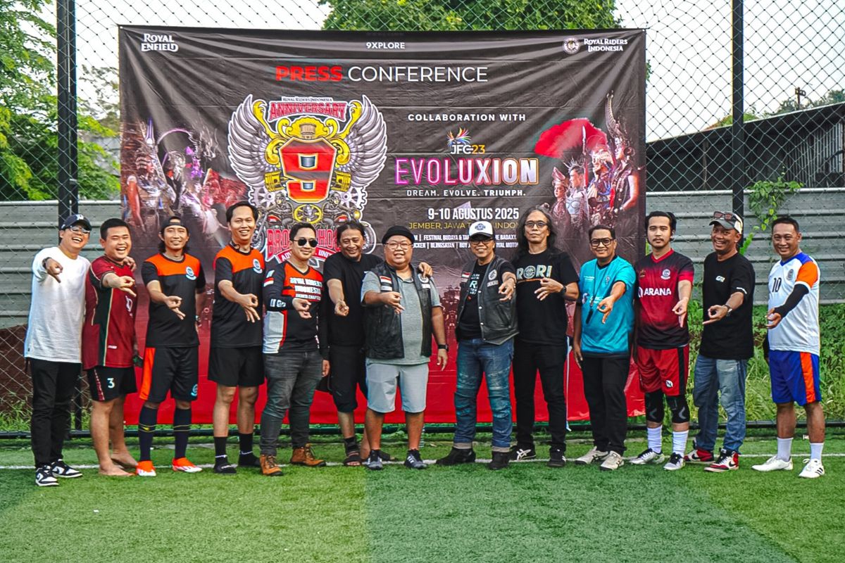 Komunitas Royal Riders Indonesia (RoRI) siap menggelar acara ulang tahun yang ke-9 di Jember, Jawa Timur