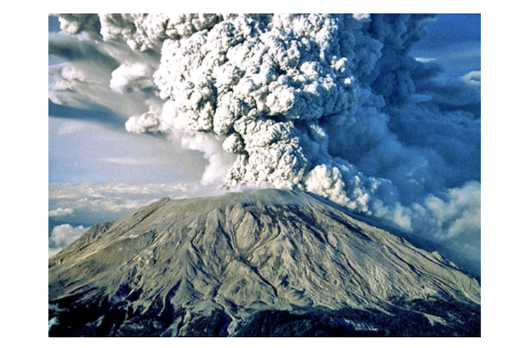 Peristiwa meletusnya gunung berapi termasuk jenis kiamat