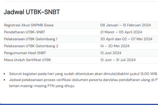 Jadwal Terbaru Unduh Sertifikat UTBK SNBT 2024, Jangan Terlewat