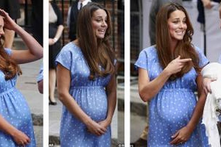 Kate Middleton menjadi role model bagi ibu-ibu yang baru melahirkan.