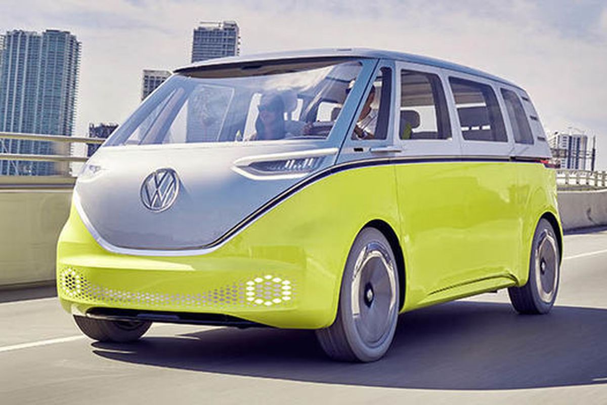 VW I.D. Buzz jadi salah satu mobil listrik di segmen MPV dunia.