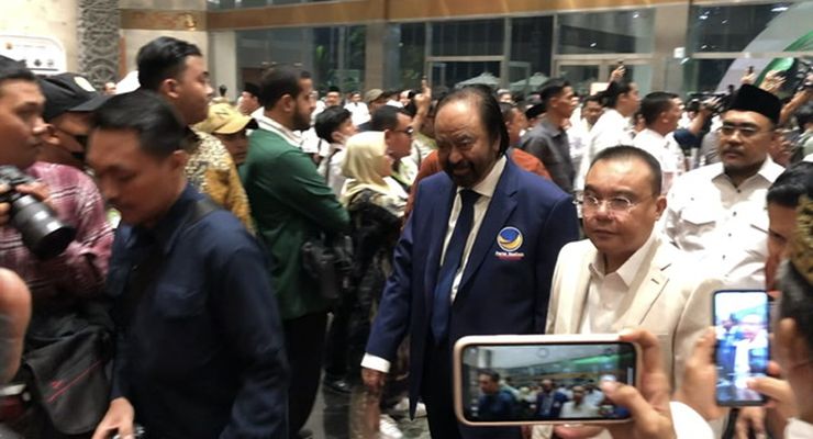 Surya Paloh, Mardiono dan Para Petinggi Parpol KIM Hadiri Harlah Ke 26 PKB