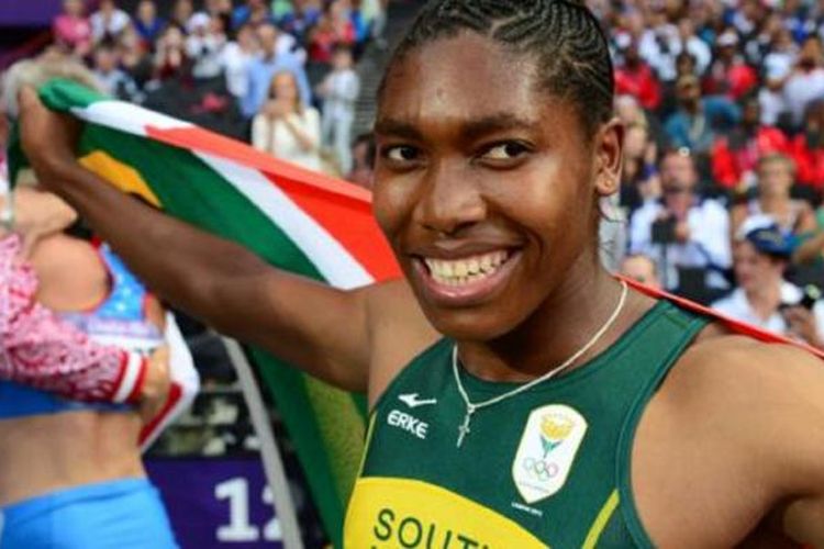 Caster Semenya, pelari dari Affrika Selatan.