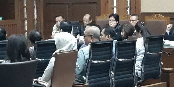 Pengusaha money changer bersaksi di sidang kasus korupsi pengadaan e-KTP di Pengadilan Tipikor Jakarta, Selasa (21/8/2018).