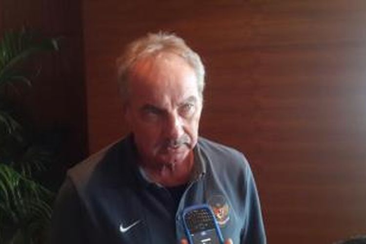 Mantan pelatih tim nasional Indonesia, Alfred Riedl.