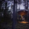 Berada di Tengah Hutan, Hotel Ini Berbentuk UFO