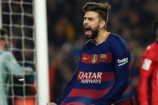 Luapan Kebahagiaan Gerard Pique Setelah Cetak Gol ke Gawang Espanyol