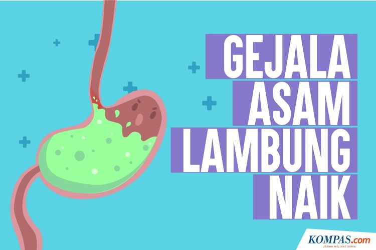 Infografik 6 Gejala Asam Lambung Dan Cara Meredakanny