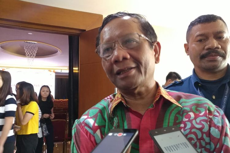 Pakar politik sekaligus Ketua Gerakan Suluh Kebangsaan, Mahfud MD.