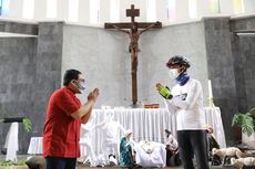 Unik, Dekorasi Natal Bertema Covid-19 di Gereja Bongsari Curi Perhatian Ganjar