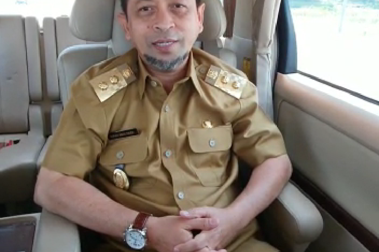 Tangkapan layar video Wakil Gubernur Kalimantan Timur Hadi Mulyadi saat mengklarifikasi dirinya disebut terpapar virus corona, Senin (16/3/2020).