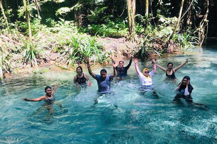 Kalibiru di Waigeo, Raja Ampat, Papua Barat, Sabtu (19/10/2019).