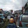 Banjir Bukit Duri, Lalu Lintas di Jalan Jatinegara Barat Padat Merayap