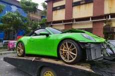 Porsche Tabrak Livina di Tol Sidoarjo, Sang Sopir adalah Mahasiswa yang Tes Kecepatan