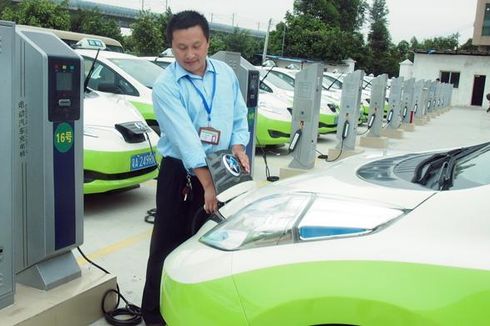 Mobil Listrik Masih Minor di China