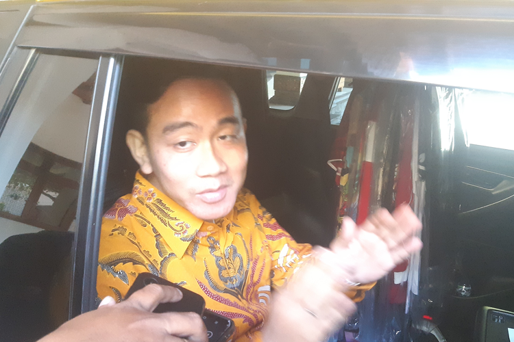 Wali Kota Solo, Gibran Rakabuming Raka di Balai Kota Solo, Jawa Tengah, Senin (20/7/2023).