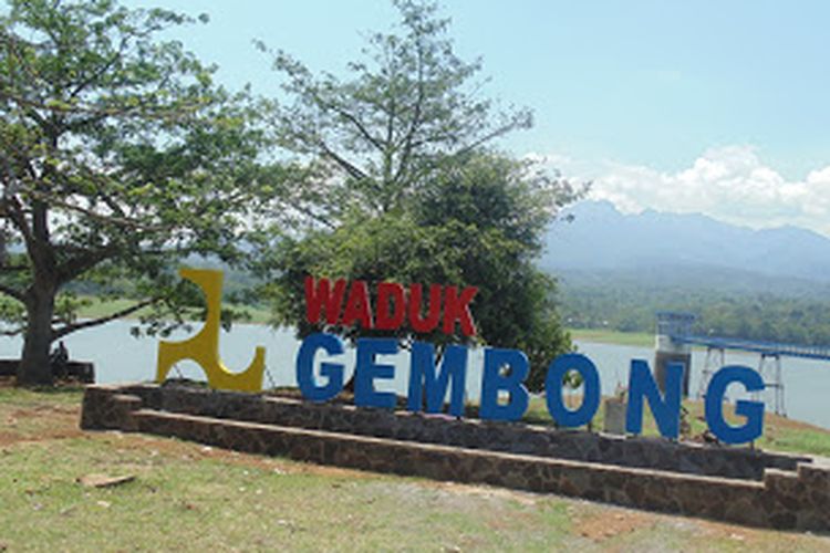 Waduk Gembong di Pati, Jawa Tengah.
