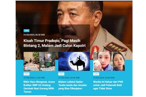 [POPULER TREN] Kisah Timur Pradopo | Sederet Kritik PDI-P untuk Jokowi