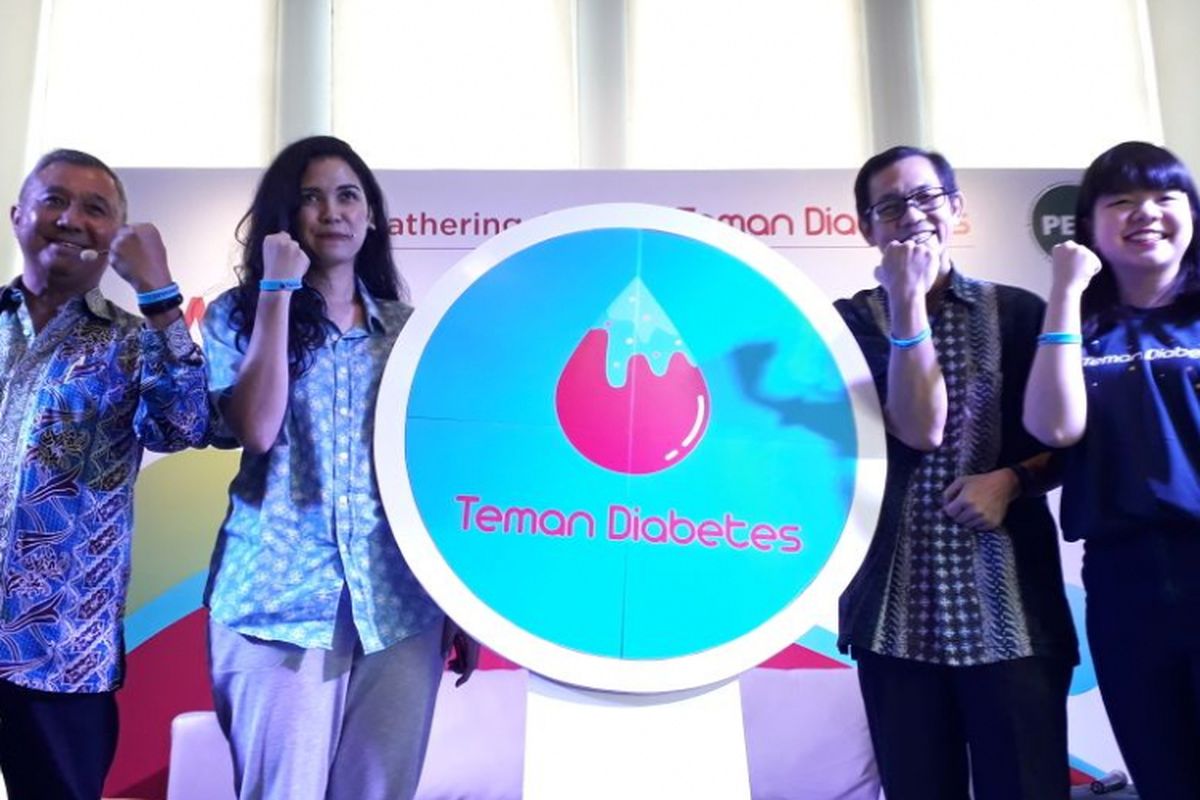 Peluncuran aplikasi Teman Diabetes di Jakarta (10/8).