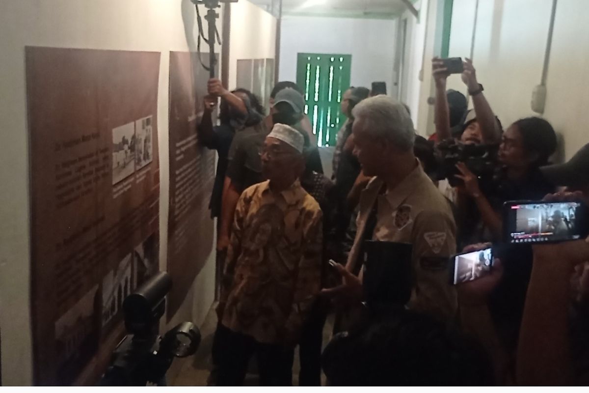 Ganjar Pranowo di Jawa Timur, Kamis (18/1/2024).