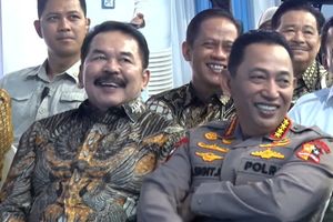 Prabowo Goda Kapolri dan Jaksa Agung yang Duduk Berdekatan