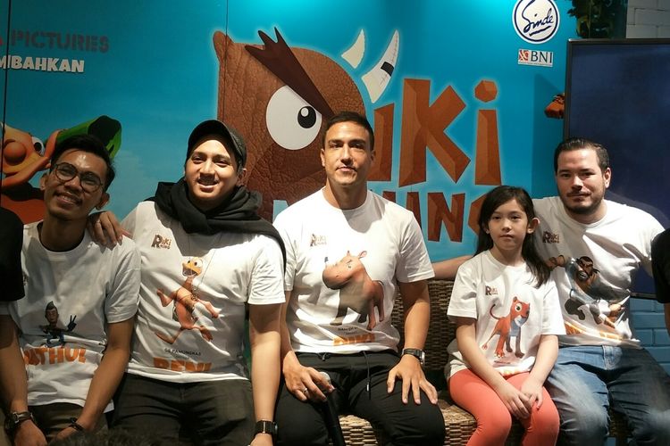 Ki-ka: Komika Cemen, Ge Pamungkas, Hamish Daud, Mikaela Lee, Zack Lee di Acaraki Table, Kemang, Jakarta Selatan, Senin (30/12/2019)