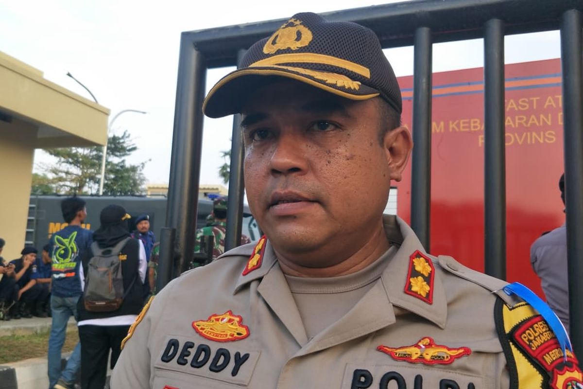 Kabag Ops Polres Jakarta Pusat AKBP Deddy di Polres Jakarta Pusat, Rabu (29/5/2019)