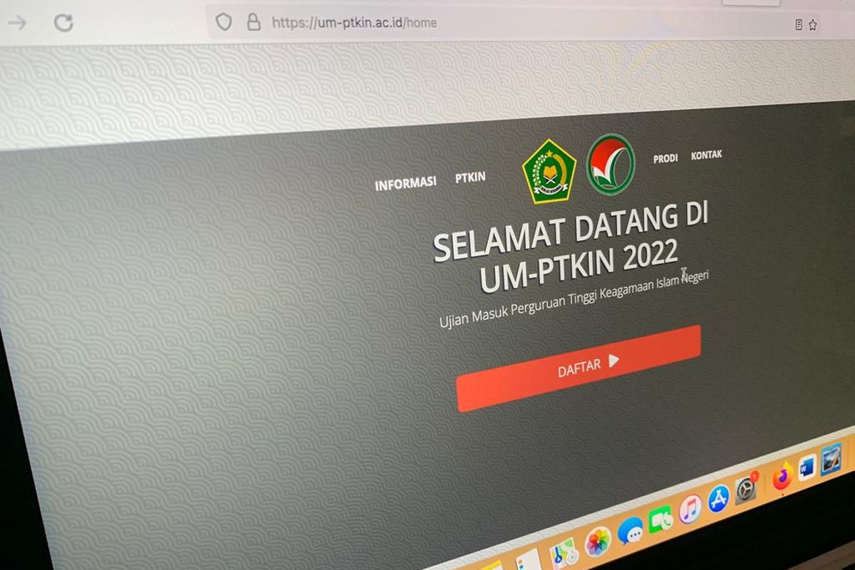 Link pendaftaran UMPTKIN 2022