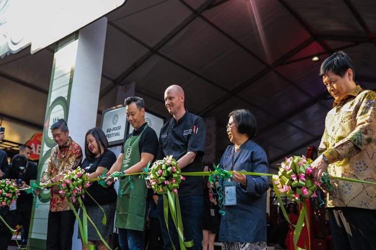 Pembukaan Jakarta Culianry Feastival di Senayan City, Jakarta, Kamis (1/11/2018).