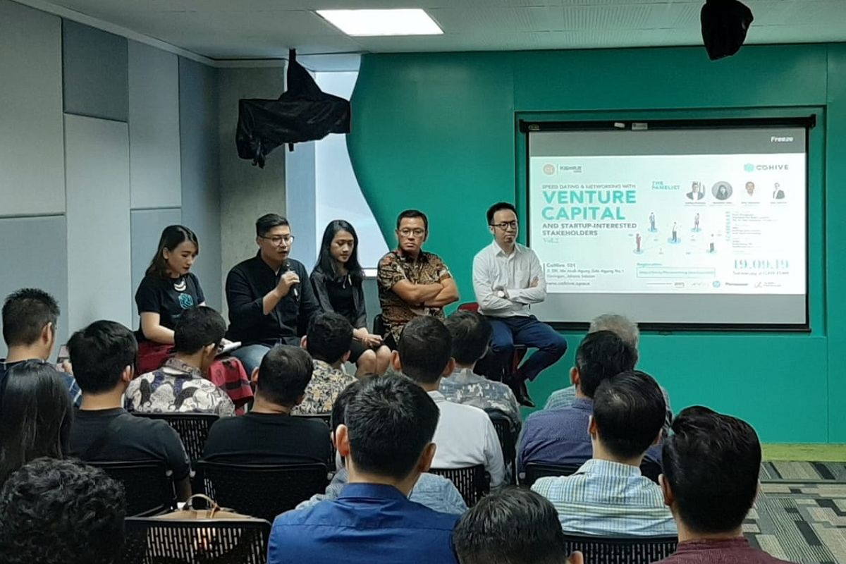 Acara CoHive X GK-PnP Speed Dating and Talk Show yang diadakan pada Kamis (19/9/2019) di CoHive 101, Mega Kuningan, Jakarta.