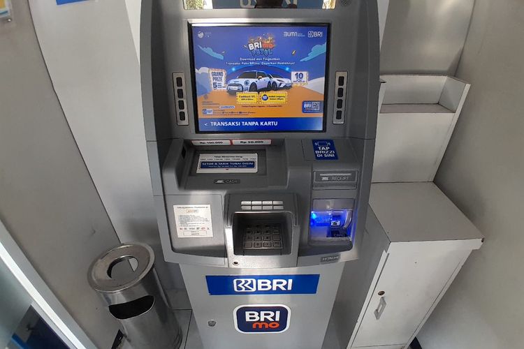 Cara setor tunai dan tarik tunai tanpa kartu di ATM BRI pakai BRImo.  